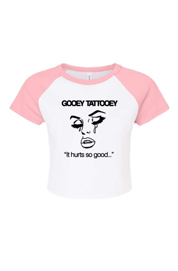 Halftone baby tee